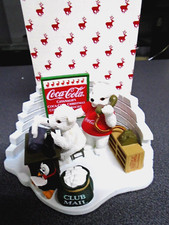 COCA COLA  LIMITED EDITION 1999  FIGURINE 'HEARING FROM YOU  IS A SPECIAL TREAT'