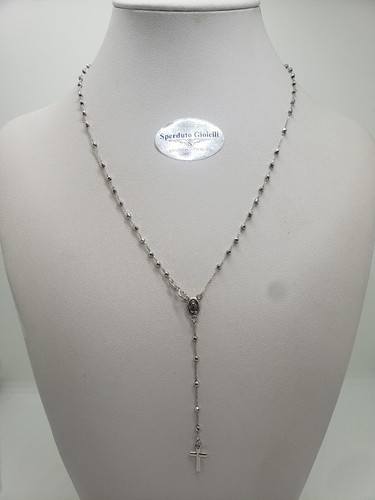 Collana rosario religioso - collana,
