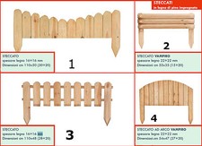 Staccionata steccato bordure