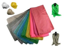 Stole eleganti fluo raso seta