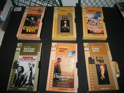 Lotto vhs film cassetta - lotto, vhs-film