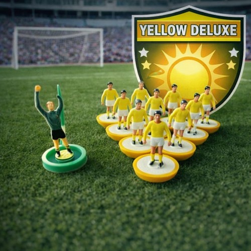 Subbuteo yellow deluxe out - deluxe, lw