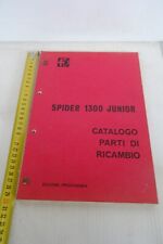 catalogo parti di ricambio Alfa Romeo Spider 1300 Junior 1968
