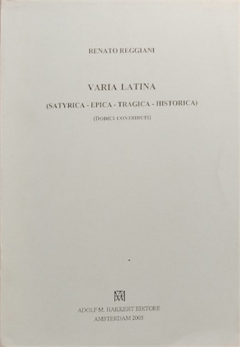 Reggiani renato varia - reggiani,renato.,