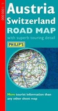 Philip's Road Map of Austria and Switzerland Sheet map, folded Book The Cheap