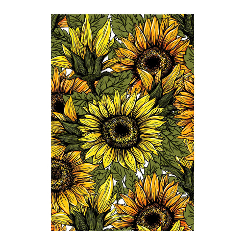 Girasoli sfondo metallo taglio - girasoli,