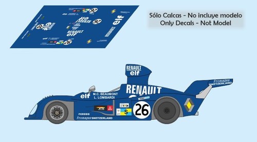 Decals renault alpine - alpine, a441