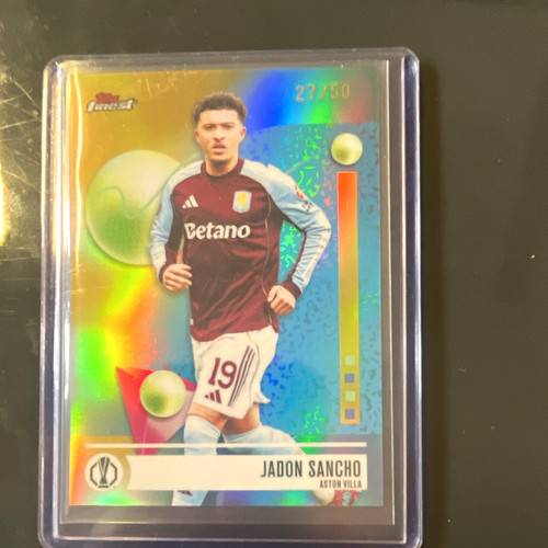 Topps finest jadon sancho - topps,