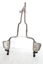 4F0253609AB MARMITTA TUBO DI SCARICO CON SILENZIATORE TERMINALE POSTERIORE DOPPI