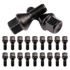 20 Bulloni Dadi Ruote Cerchi Lega Per Jeep Compass 2017-2020 M12X1,25 NERI