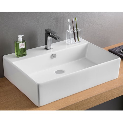 Lavabo ceramica quadro 65 - lavabo,