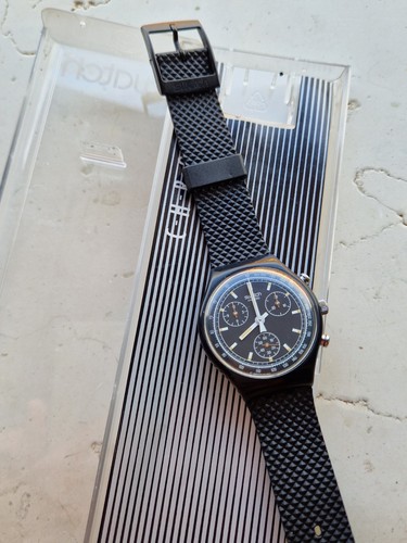 Swatch chrono black - chrono,
