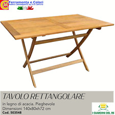 Tavolo In Legno di Acacia da