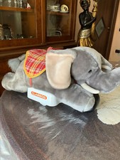 Claibois Elefante Con Ruote Gioco Bimbi Vintage Peluche
