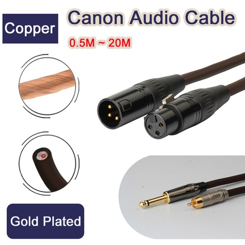 Cavo audio canon - audio, maschio