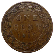 CANADA 1 Cent 1910