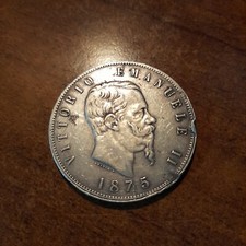 VITTORIO EMANUELE II - 5 Lire