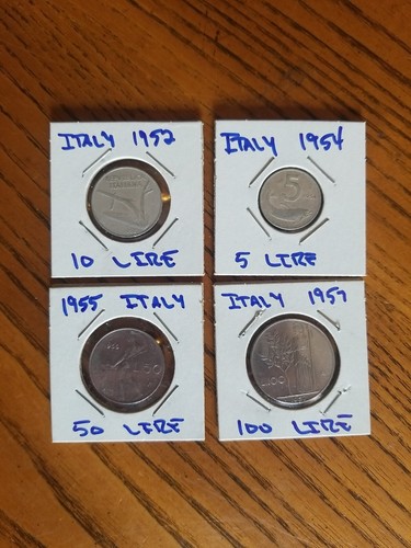 1952 1954 1955 - 1957, italy