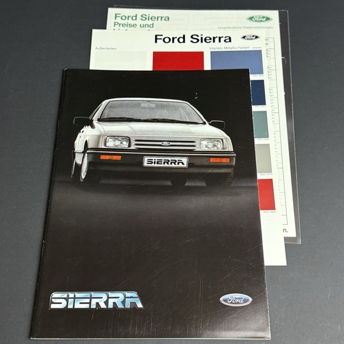 Ford sierra 32p brochure - sierra, /