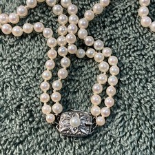 Collana VINTAGE Mikimoto 17”
