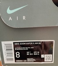 nike zoom vapor x am 95 taglia