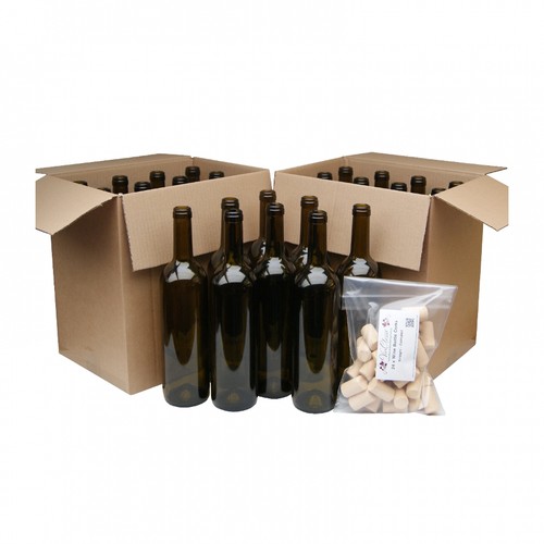 Bottiglie vino verde 750ml - verde,