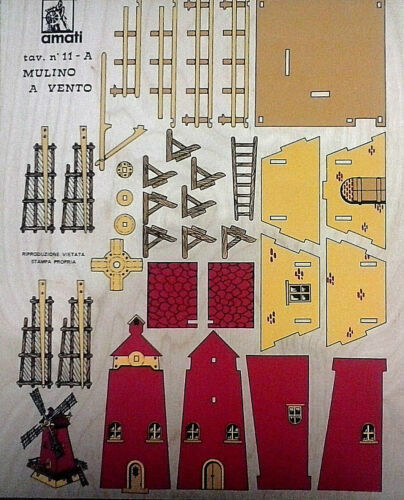 Amati modello traforo legno - modello,