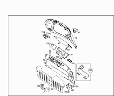 A4537407400 PANNELLO INTERNO PORTELLONE POSTERIORE SMART 453 (N°70)