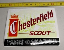adesivi Chesterfield Parigi Dakar anni 90 sticker vintage