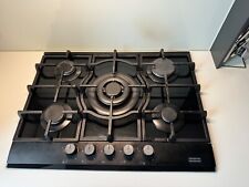 Piano Cottura 70 cm 5 Fuochi Griglie in Ghisa Cristallo Nero Franke