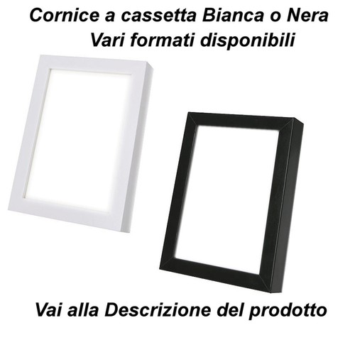 Cornice nera bianca laccata - o,