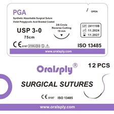 12 Scatole USP 3-0 PGA Viola