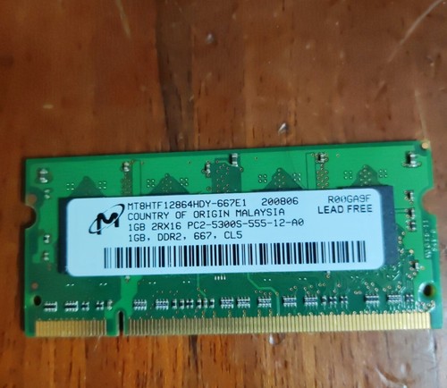 Memoria ram portatile pc2 1gb - portatile,