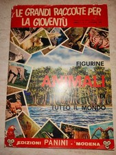 ALBUM FIGURINE ANIMALI DI TUTTO IL MONDO ed. Panini 1965