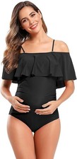 Costume intero premaman volant - premaman,