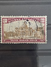 Francobolli Regno - 1924 Anno Santo 60 + 30 Centesimi Usato 