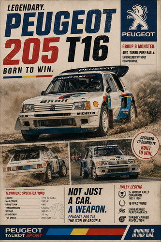 Peugeot 205 t16 - 205, a3