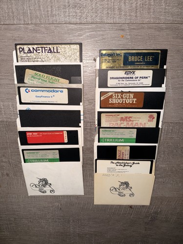Lot vintage commodore 64 - commodore,