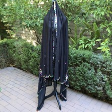 Grande velo folcloristico danza del ventre egiziano Iskandarani Melaya leff Laff con uncinetto