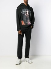 Felpa con cappuccio stampa Ih