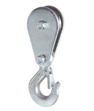 Gancio di carico con carrucola per paranco/verricello/argano/montacarico