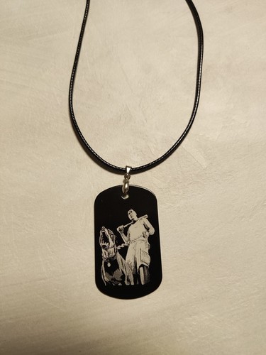 Collana unisex piastrina - collana,