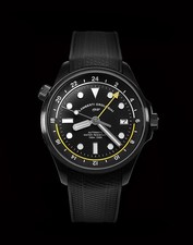 LAMBERTI OROLOGIAI  Ref. 23925NN  DOPPIETTO GMT.  Automatico, zaffiro, 100mt