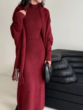 Vestito lungo maglia - vestito, con
