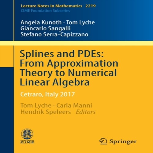 Splines and pdes from - pdes,