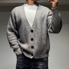 Cardigan homme oversize gris