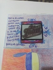 Patch Fubu New York Ricamato Con Tessuto Denim 