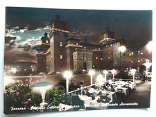 Ferrara (Notturno). Castello Estense - Visto dal Ristorante Annunziata.