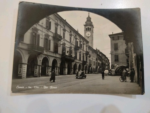 Cartolina cuneo via - cuneo,