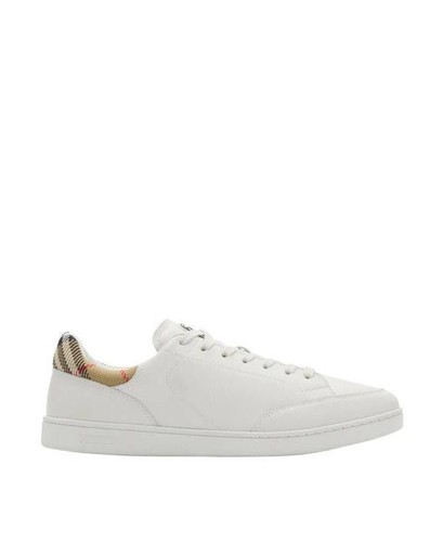 Burberry leather set sneakers - burberry,